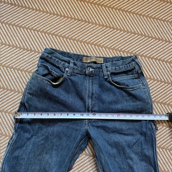 Vintage Y2K Levi’s 550 Relaxed Carpenter Utility Jeans - Picture 8 of 10